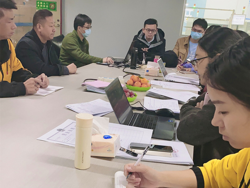 昨天，恒彩光電通過2022年度ISO三體系審核