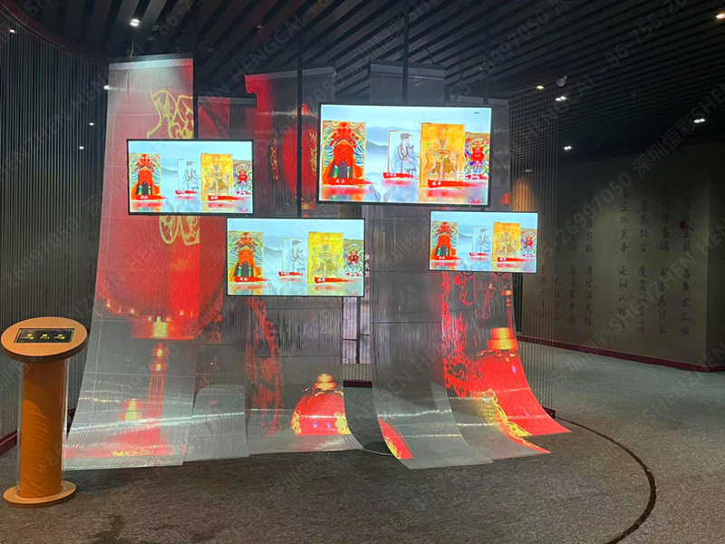 運城天下關(guān)公廟，LED顯示屏項目