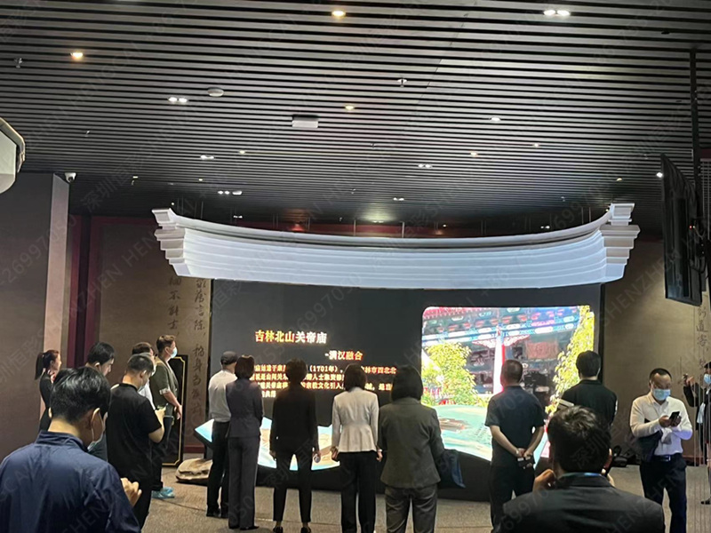 運城天下關(guān)公廟，LED顯示屏項目