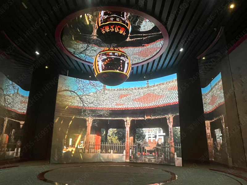 運城天下關(guān)公廟，LED顯示屏項目