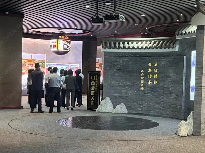 運城天下關(guān)公廟，LED顯示屏項目